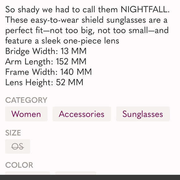 Quay Australia Nightfall Shield Sunglasses Matte Black Pink - Picture 7 of 7